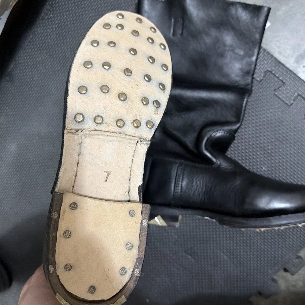 German Dress Jack Boots Or Marching Boot NWOB Size 7